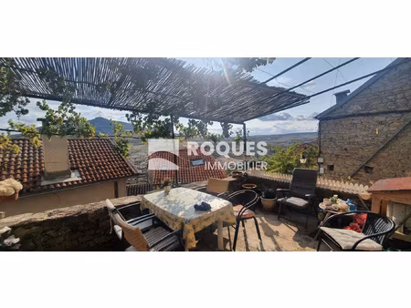 compeyre  maison de village 90 m2 habitables plus jardin  te