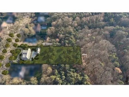 prachtig perceel bouwgrond van ca. 5.748 m² met zw oriëntatie!