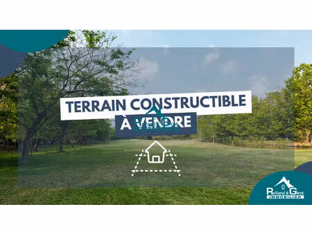 achat terrain 605m²