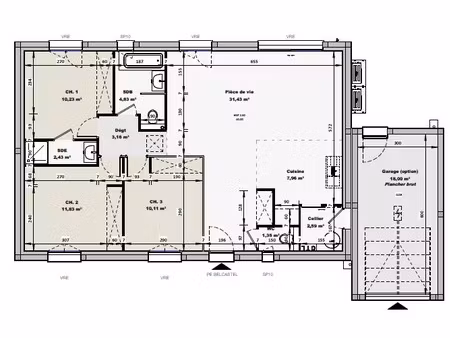 vente maison neuve 4 pièces 85 m² à miribel (26350)  247 911 €
