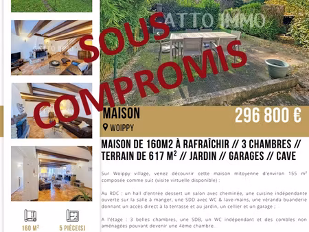 achat maison 5 pièces 160m² woippy 57140