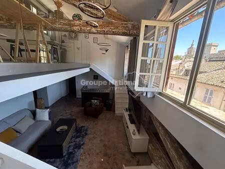 avignon intra-muros - appartement d'exception dans hôtel particulier classé - vue palais..