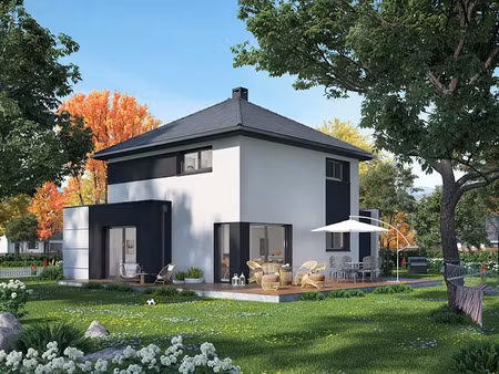 vente maison neuve 4 pièces 118.98 m² à port-en-bessin-huppain (14520)  296 250 €