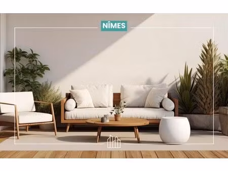 vente appartement neuf 2 pièces 45m2 nîmes - 189900 € - surface privée