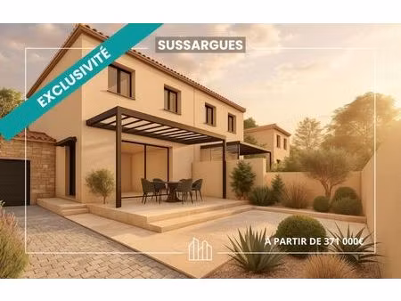 vente appartement neuf 4 pièces 82m2 sussargues - 371000 € - surface privée