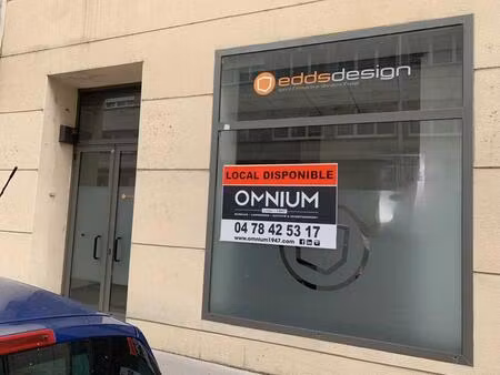 exclusivite bureaux a louer -avec visibilité - lyon 6e