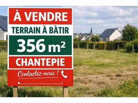 vente - terrain 356 m2 chantepie