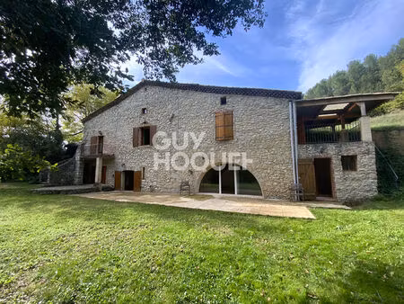 à vendre : propriété avec terrain à mirabel et blacons 26400