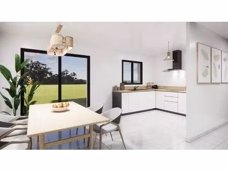 terrain avec maison neuve à vendre