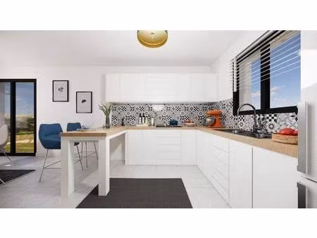 terrain avec maison neuve à vendre