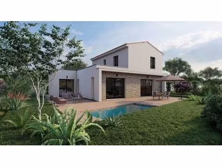 terrain avec maison neuve à vendre