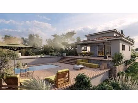 terrain avec maison neuve à vendre