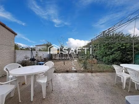 villa de 90m2 sur 238m2 de jardin
