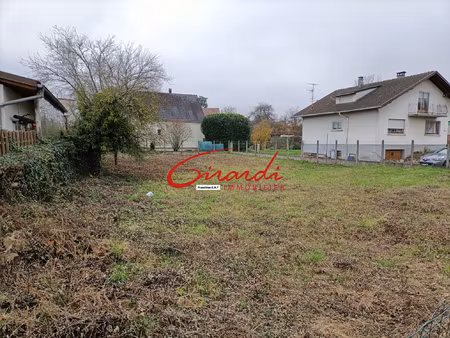 guewenheim (68116) terrain de construction de 700 m2 hors lo