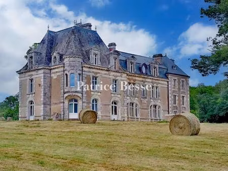 dans les deux-sèvres  au bord d'une rivière et à proximité du puy-du-fou  un château du...