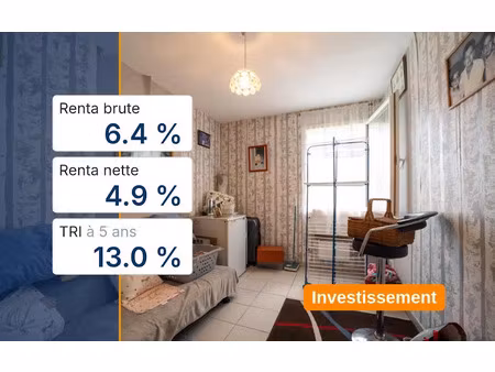 vente appartement 3 pièces 62 m² à saintes (17100)  120 000 €