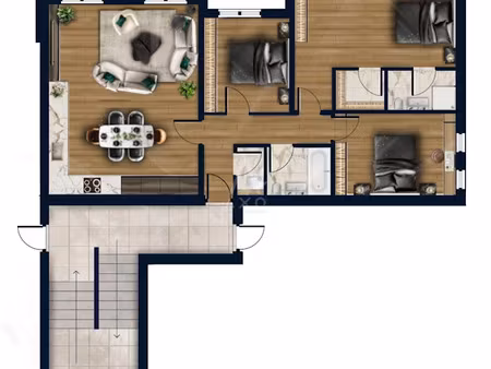 vente appartement 5 pièces 95 m² à clisson (44190)  367 461 €