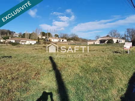 vente terrain 2102 m² à lauzerte (82110)  29 000 €
