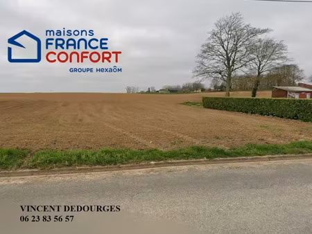 vente terrain 750 m² à moyenneville (62121)  25 000 €