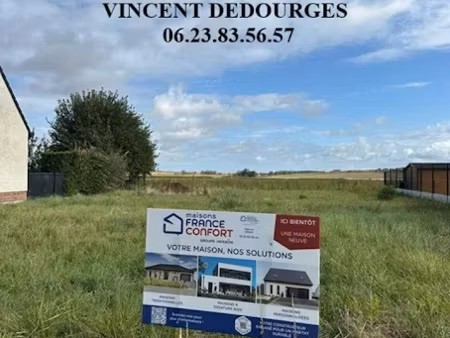 vente terrain 460 m² à wancourt (62128)  70 000 €