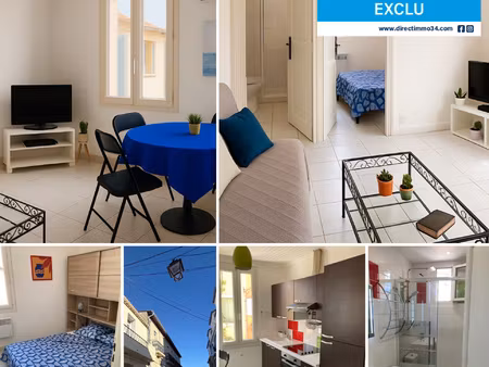 t2 de charme en centre-ville de palavas-les-flots