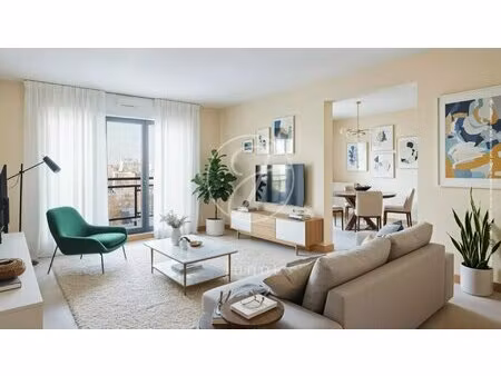 levallois-perret - pont de levallois - appartement à vendre - 5 pièces - 96 80m² loi carre