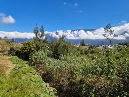 vente terrain à batir 1429 m² à cilaos (97413)  150 000 €