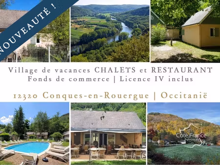 vente locaux professionnels à conques (12320)  442 500 €