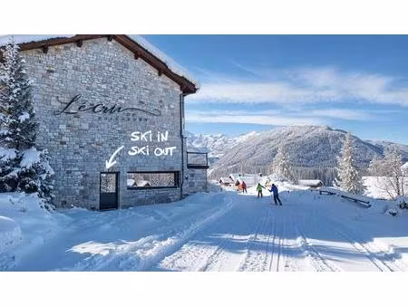 peisey-vallandry – t3 – vaste terrasse de 50 m² et vue mont blanc