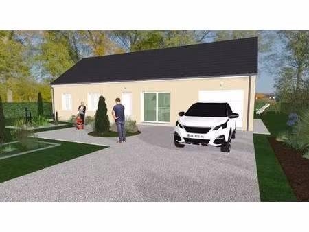 terrain avec maison neuve à vendre