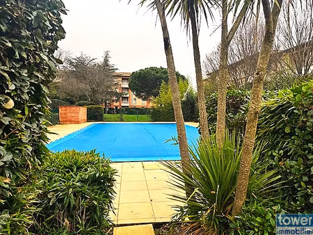 appartement t4 toulouse 81 m²  résidence sécurisée dont 2 places de parking   garage et pi