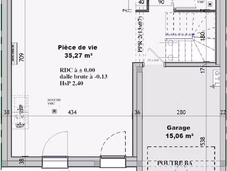 vente maison neuve 3 pièces 87 m² à douvres-la-délivrande (14440)  240 000 €