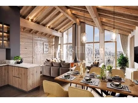 les gets - appartement de 3 chambres avec une terrasse orientée sud-ouest aux gets