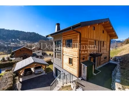 morzine - chalet contemporain de 6 chambres avec vues panoramiques