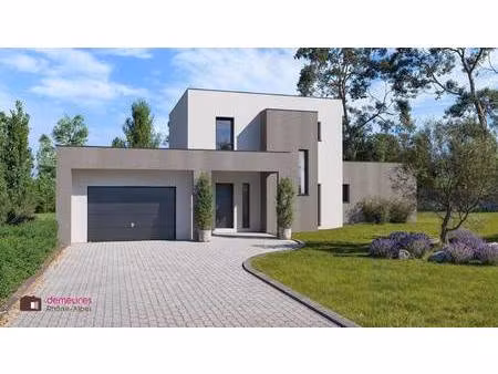 terrain avec maison neuve à vendre