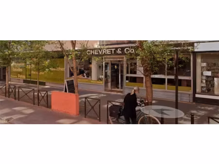 boutique avec une façade de 15 mètres / rue baudin