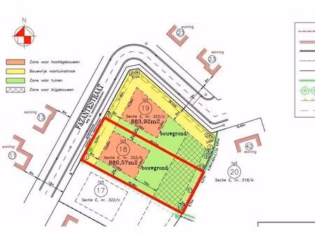 terrain à vendre à fazantestraat 38 lille (rbu99743)