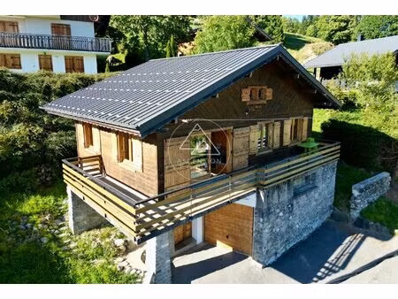 chalet avec vue panoramique proche du centre des gets