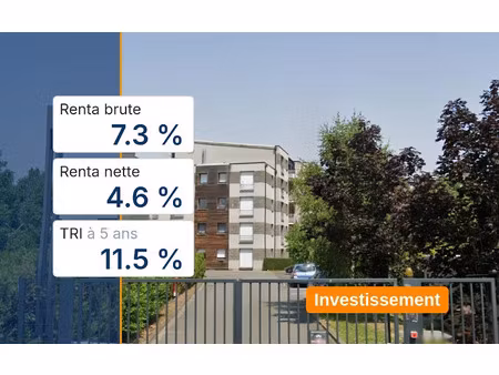 vente appartement 3 pièces 53 m² à bethune (62400)  98 500 €