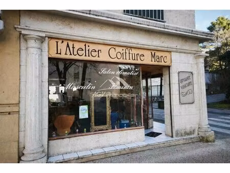 fonds de commerce - salon de coiffure - alès centre ville