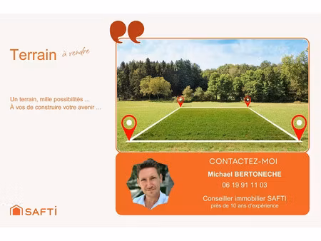 vente terrain 699 m² à la riviere (33126)  80 000 €