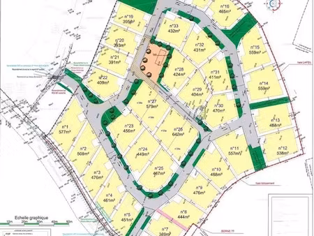 vente terrain 393 m² à le breuil-en-auge (14130)  53 800 €