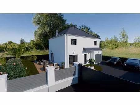 terrain avec maison neuve à vendre