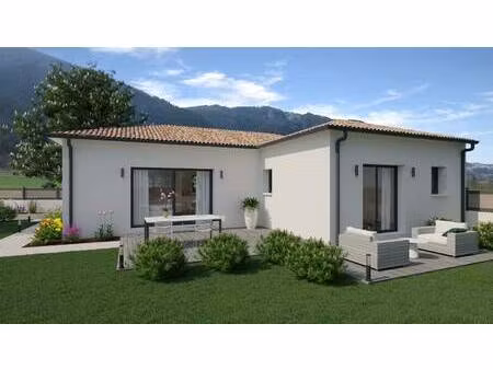 terrain avec maison neuve à vendre