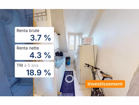 vente appartement 1 pièce 18 m² à asnieres-sur-seine (92600)  115 000 €