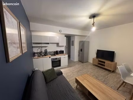 appartement f2 meublée quartier calme prêt à vivre