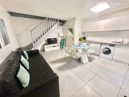 appartement-maison duplex avec jardin