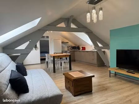 appartement mansardé meublé t3