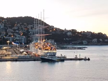 location 2 pièces meublé nice port