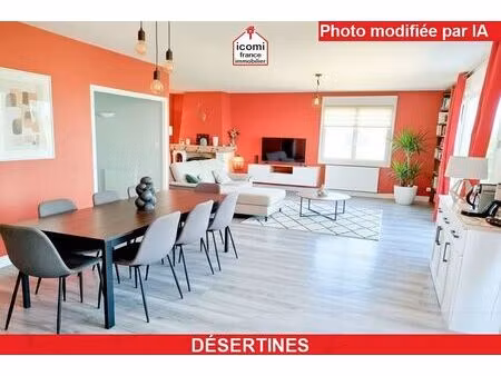 vente maison 6 pièces 170 m² désertines (03630)